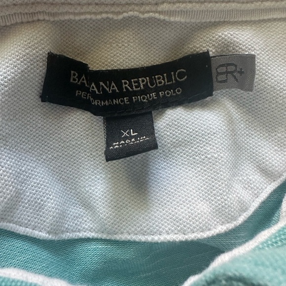Men’s pre own as is size XL banana republic polo shirt Hazel pocket - Picture 2 of 4